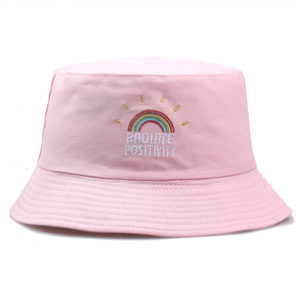 Unisex Floral Fisherman Bucket Hat – Casual Outdoor Sun Hat Bucket Hat Axl Pink