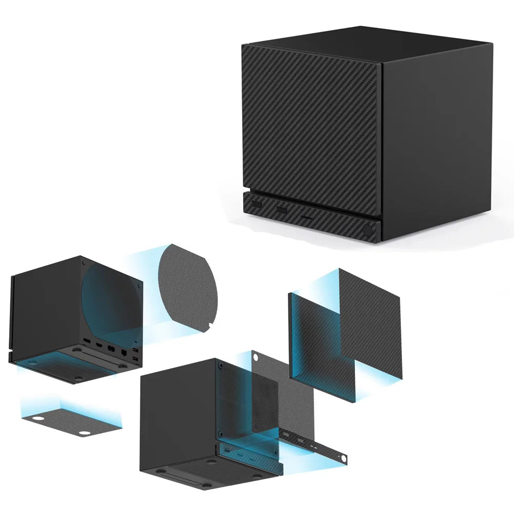 Steam Deck 5-in-1 Dust Filter & Carbon Fiber Sticker Kit Console Protective Kit Axl Default Title