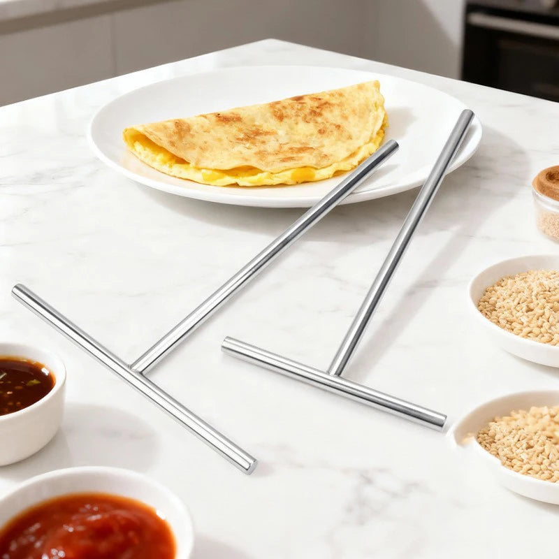 Stainless Steel Crepe Spreader & Spatula – Baking Tool Kit Crepe Spreader Tool Axl