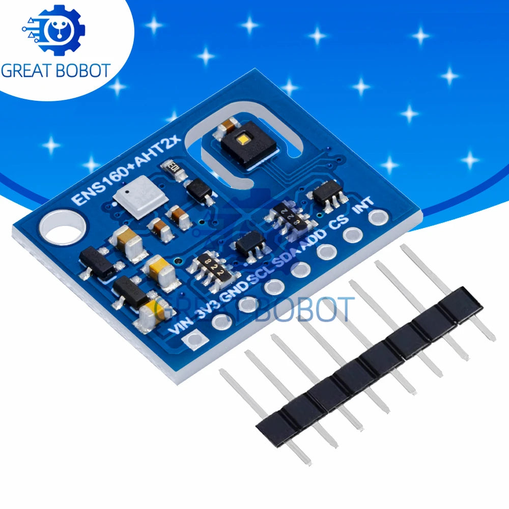 ENS160 AHT21 CO2 TVOC Air Quality Temp Humidity Sensor Arduino Air Quality Sensor Axl Default Title