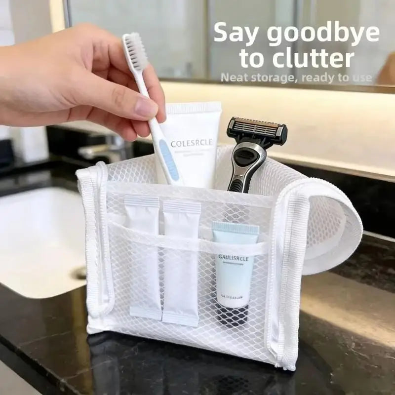 Large PVC Cosmetic Bag – Waterproof Standing Toiletry Organizer Cosmetic Toiletry Bag Axl
