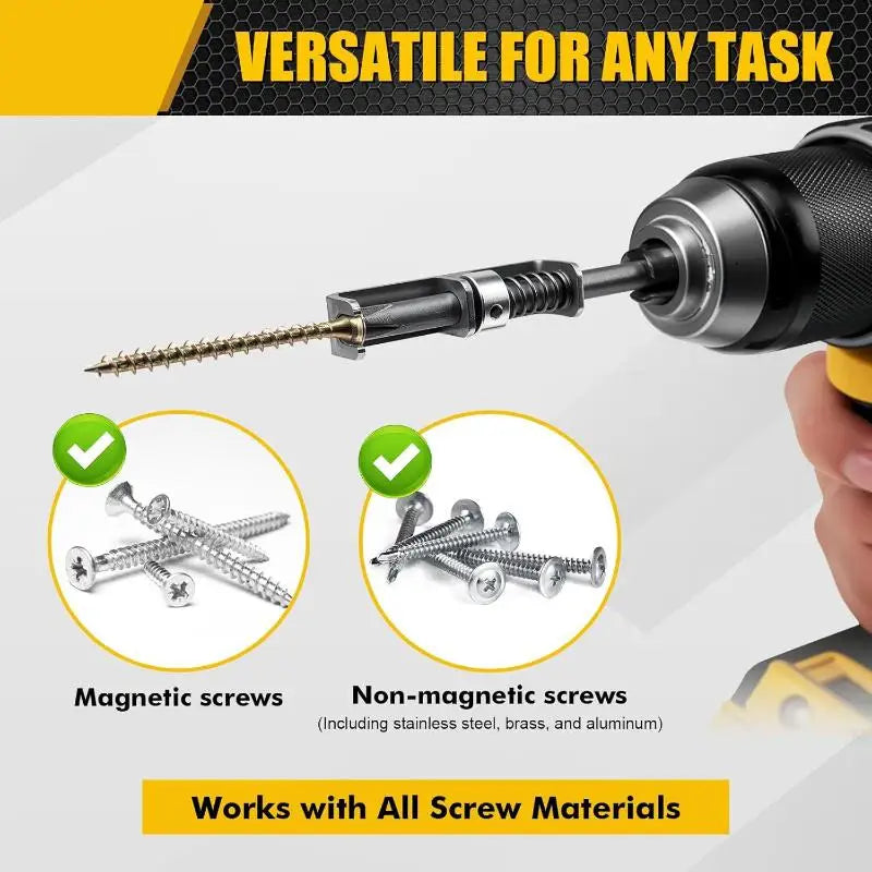 Spring-Loaded Screw Holder Bit – Anti-Drop Screwdriver Bit Screw Holder Bit Axl