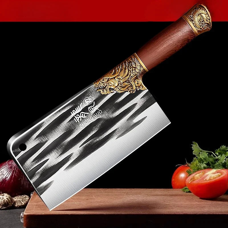 Sharp Stainless Steel Kitchen Knife Set – Boning & Slicing Kitchen Knife Set Axl Bone Cleaver