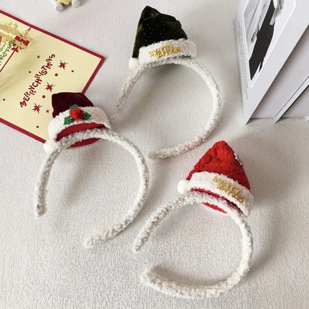 Sequin Christmas Headband – Red Bowknot & Star Hair Hoop Christmas Headband Axl