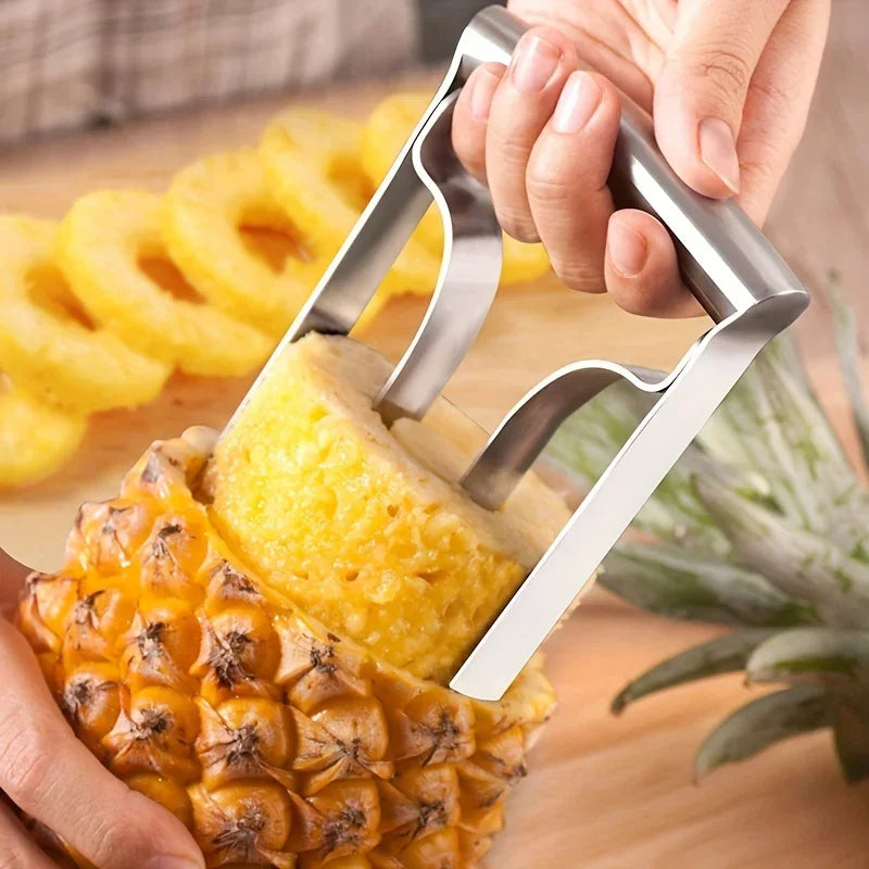 Stainless Steel Pineapple Corer Slicer & Peeler Tool Fruit Corer Slicer Axl