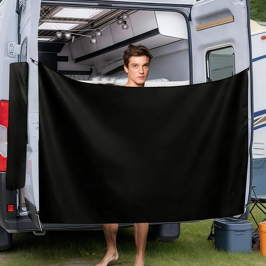 Outdoor Portable Shower Curtain – Waterproof Oxford Cloth & Magnetic Outdoor Privacy Curtain Axl
