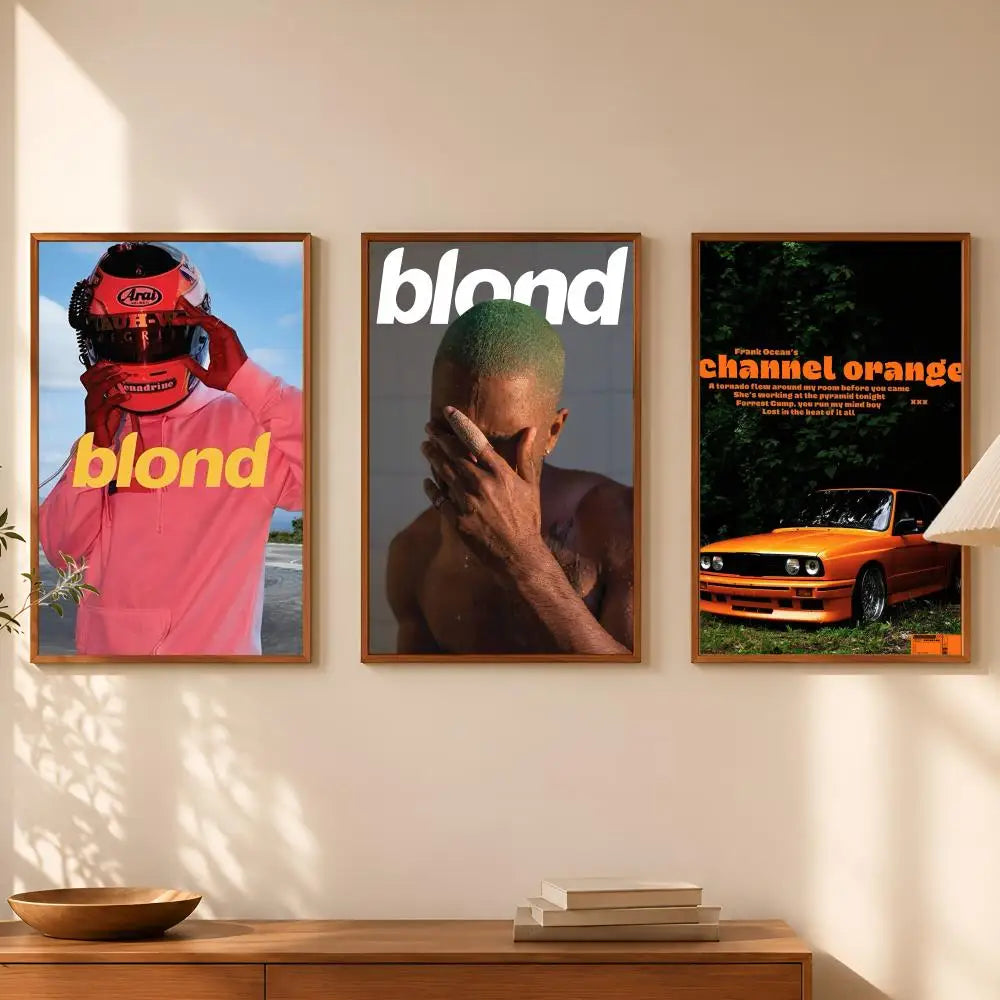 Frank Ocean Wall Poster – Self-Stick Waterproof HD Art Decor Wall Art Poster Axl