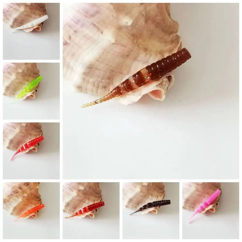 10-Pack 40mm Soft Minnow Fishing Lures – Sinking Silicone Bait Soft Fishing Lures Axl