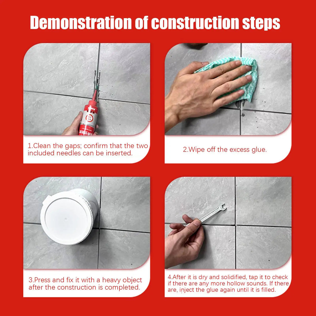 Waterproof Caulking Grout Sealant – Fast-Dry Tile & Marble Grout Caulk Sealant Axl
