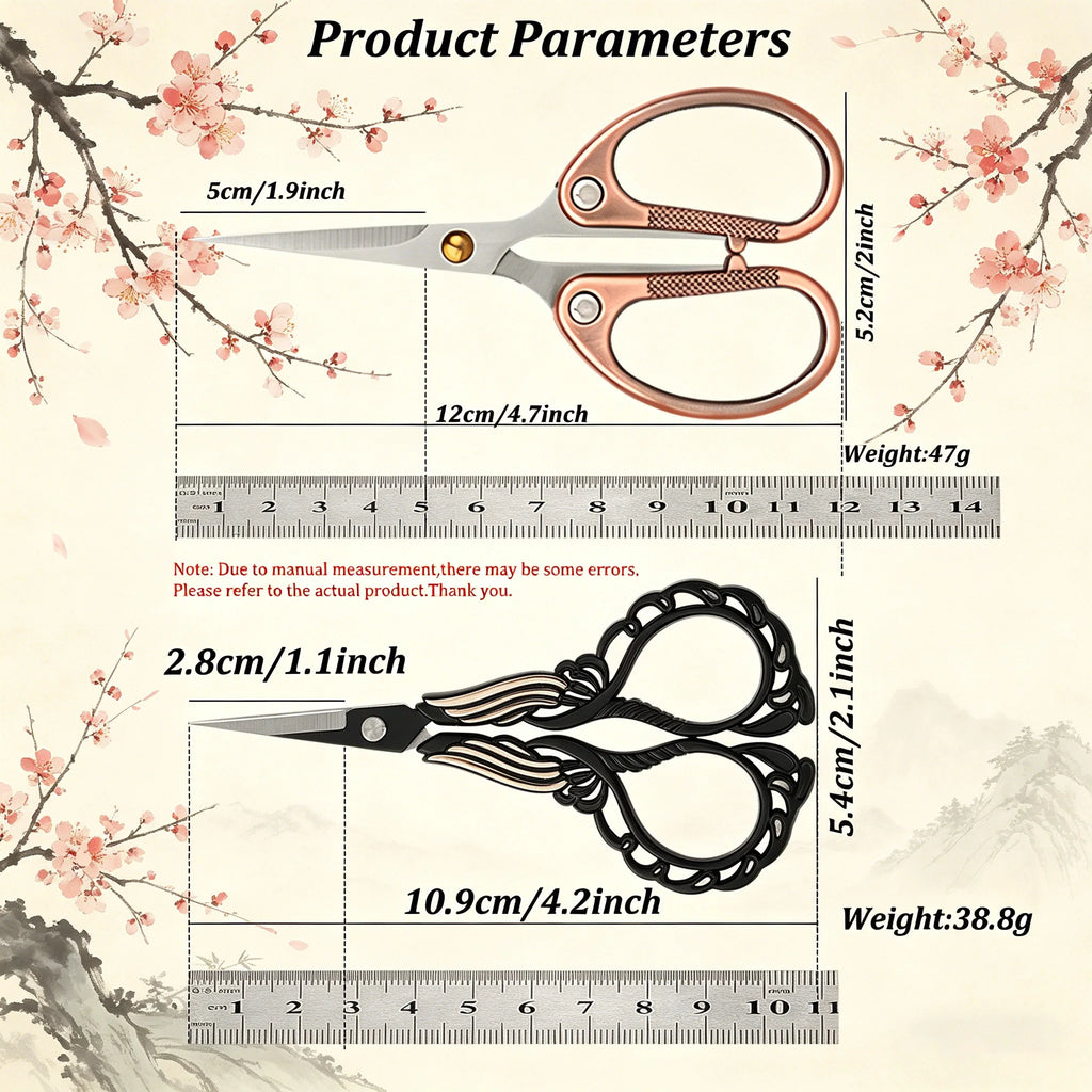 Embroidery Scissors – Stainless Steel Sewing Shears 1-2 Pcs Embroidery Scissors Axl