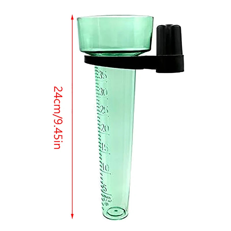 Portable Plastic Rain Gauge – Outdoor Garden Rain Meter Garden Rain Gauge Axl