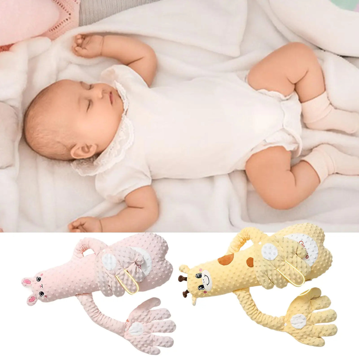 Infant Sleep Patting Toy – Animal Cushion for Babies 0–12M Baby Sleep Toy Axl