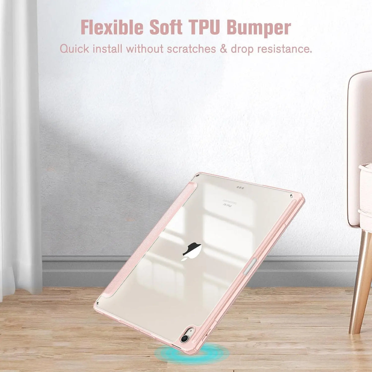 iPad Case with Pencil Holder – Pro, Air, Gen 9-11 Compatible Tablet Case Axl