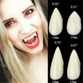 Halloween Vampire Fangs – Scary Cosplay Teeth Props 2 Pack Costume Fang Props Axl 1.7cm