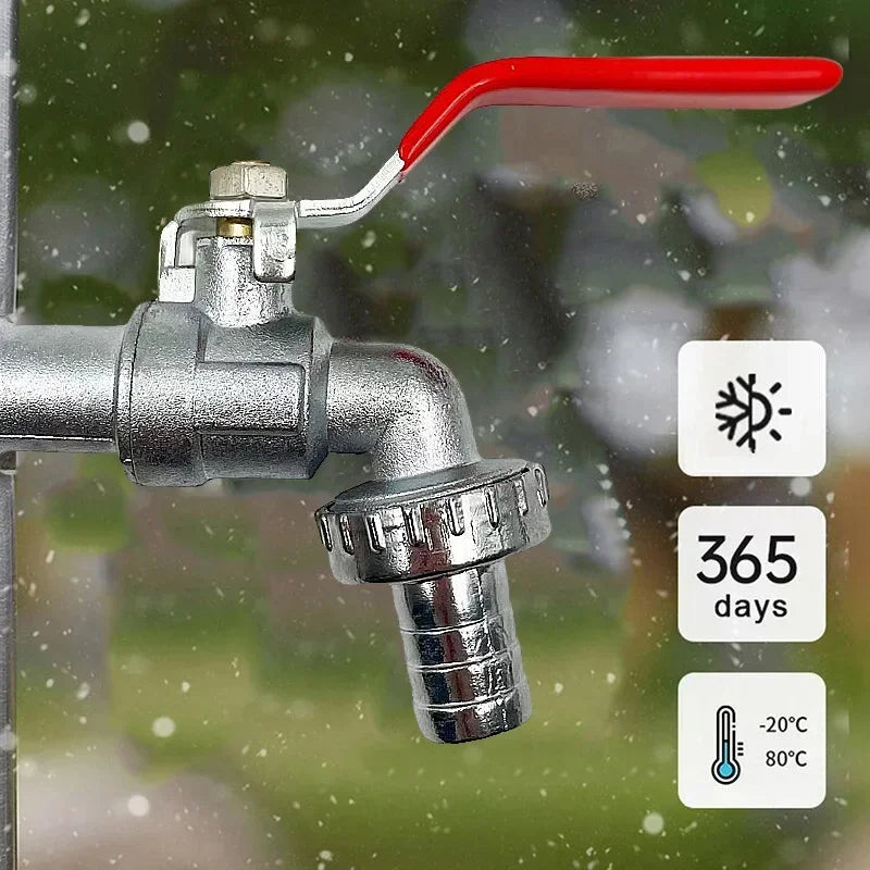 1/2" Brass Ball Valve Garden Faucet | IBC Tank Water Tap Garden Ball Valve Tap Axl
