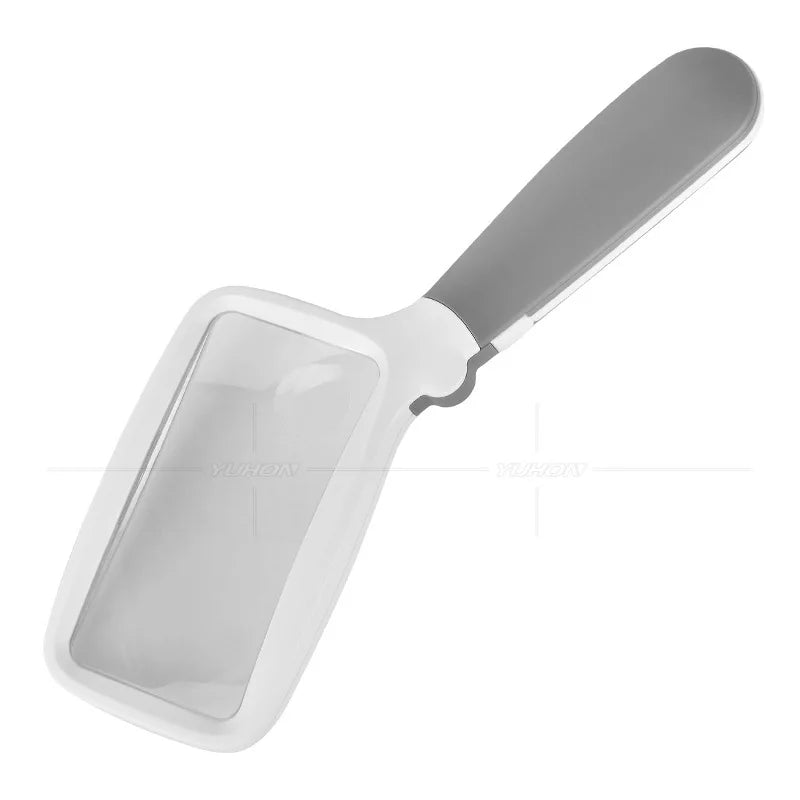 Folding LED Magnifying Glass 4X 8X USB Rechargeable – 5 LED Lights LED Magnifying Glass Axl gray