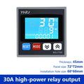 WSJ700 Digital Temperature Controller Timer SSR Relay 100-240VAC Temperature Controller Axl 30A Relay output
