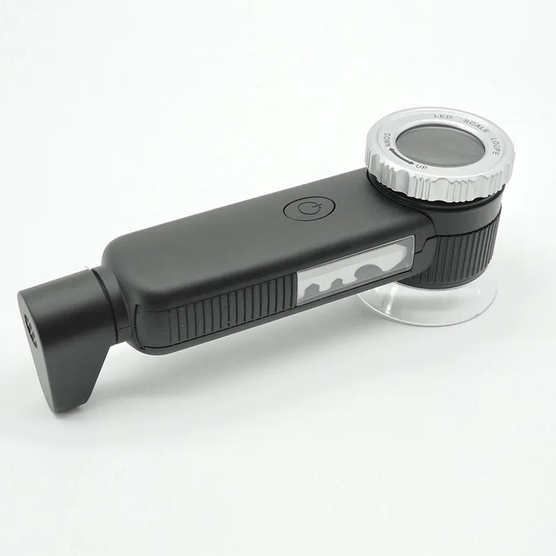 30X Rechargeable Magnifying Glass with LED Light – 3 Modes Illuminated Magnifier Loupe Axl 30x