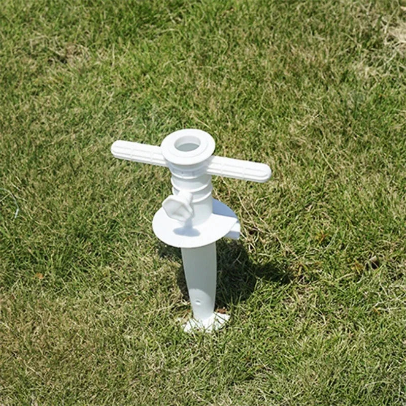 Spiral Beach Umbrella Anchor Base – Adjustable Sand Spike Umbrella Anchor Base Axl