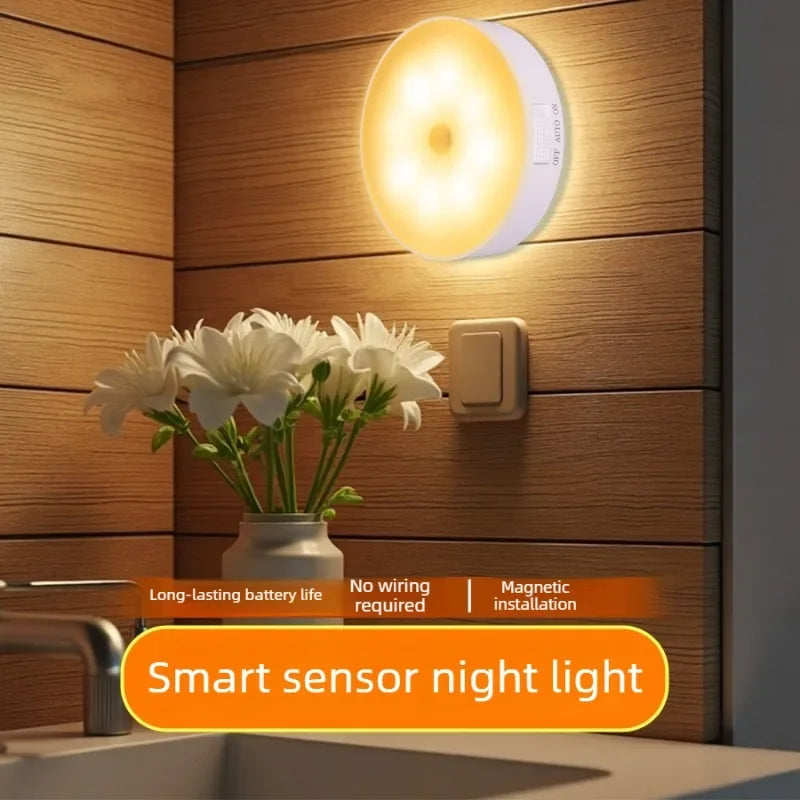 USB Rechargeable Motion Sensor LED Night Light for Home Motion Sensor Night Light Axl