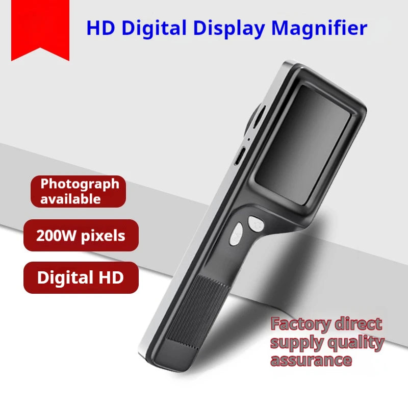 10X HD Digital Magnifier 2.4" IPS Screen USB Microscope Camera Digital Magnifier Axl