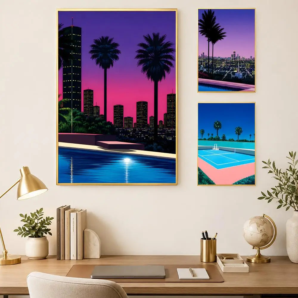 Hiroshi Nagai Art Poster – Self-Stick Waterproof Wall Decor Wall Art Poster Axl