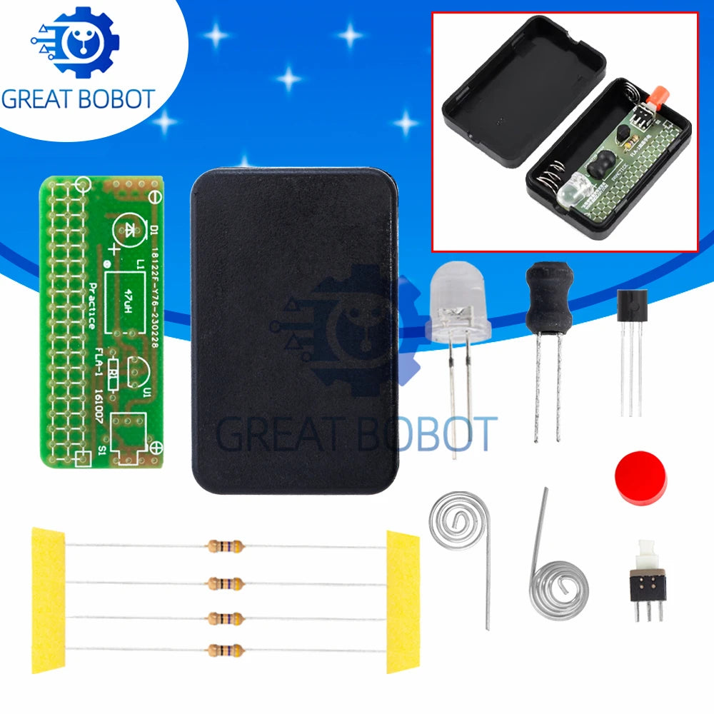 Simple Flashlight DIY Kit Module 1.5V – 55x35x11.5mm DIY Electronics Kit Axl Default Title