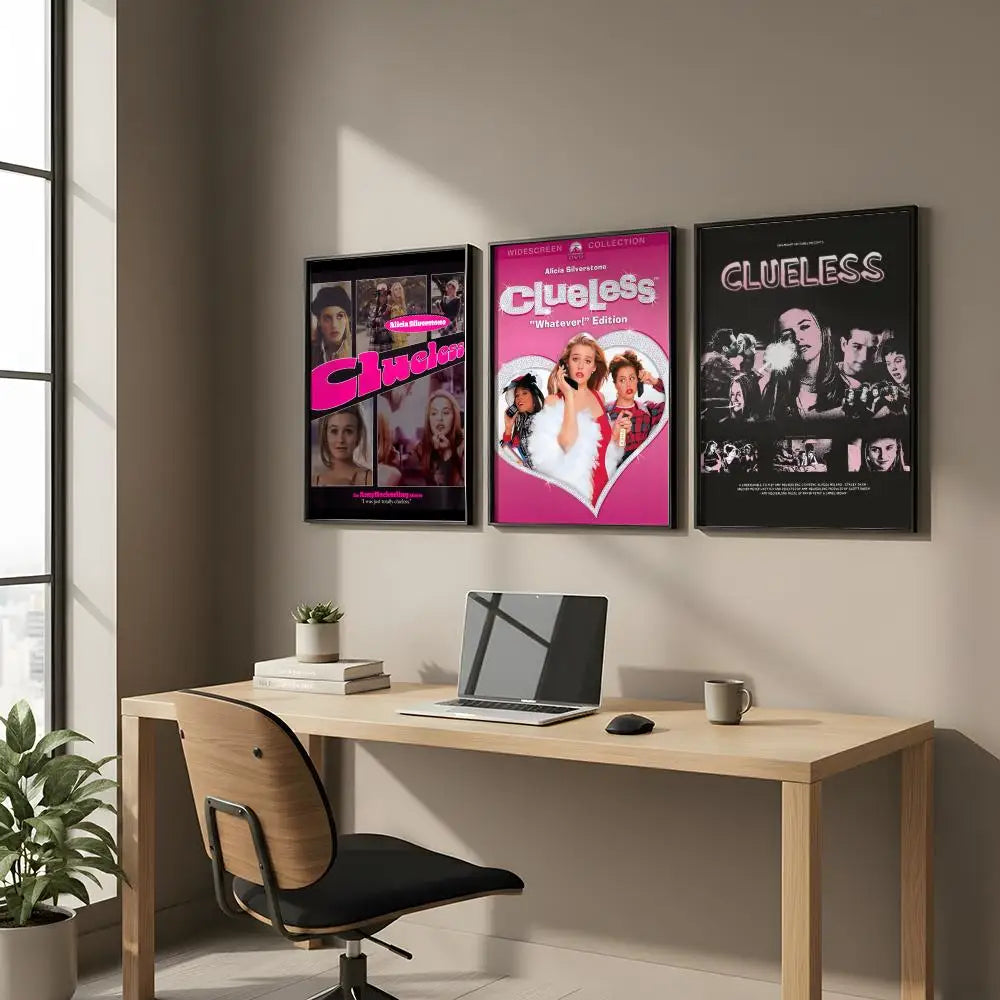 Clueless Movie Poster – HD Self-Adhesive Wall Art Sticker Movie Art Poster Axl