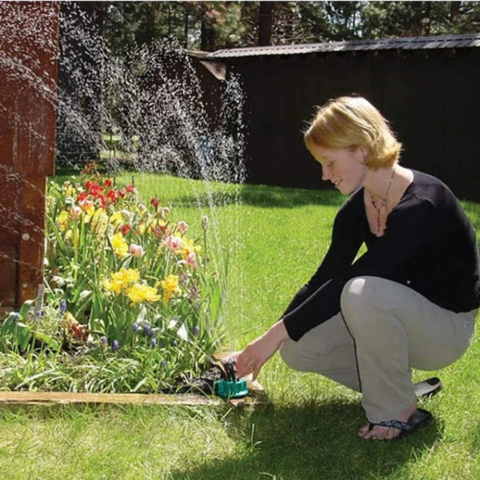 360° Automatic Garden Sprinkler – Gear Drive Lawn Watering Garden Sprinkler Axl
