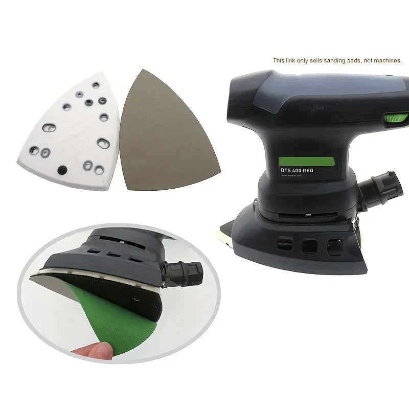 Triangle Sanding Pad – Dust-Free Rubber Replacement Backing Plate Sanding Pad Axl