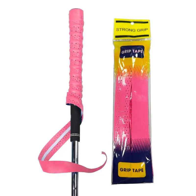 PU Leather Golf Club Grip Tape – Non-Slip Sweatproof Wrap Golf Grip Tape Axl 1PC Pink