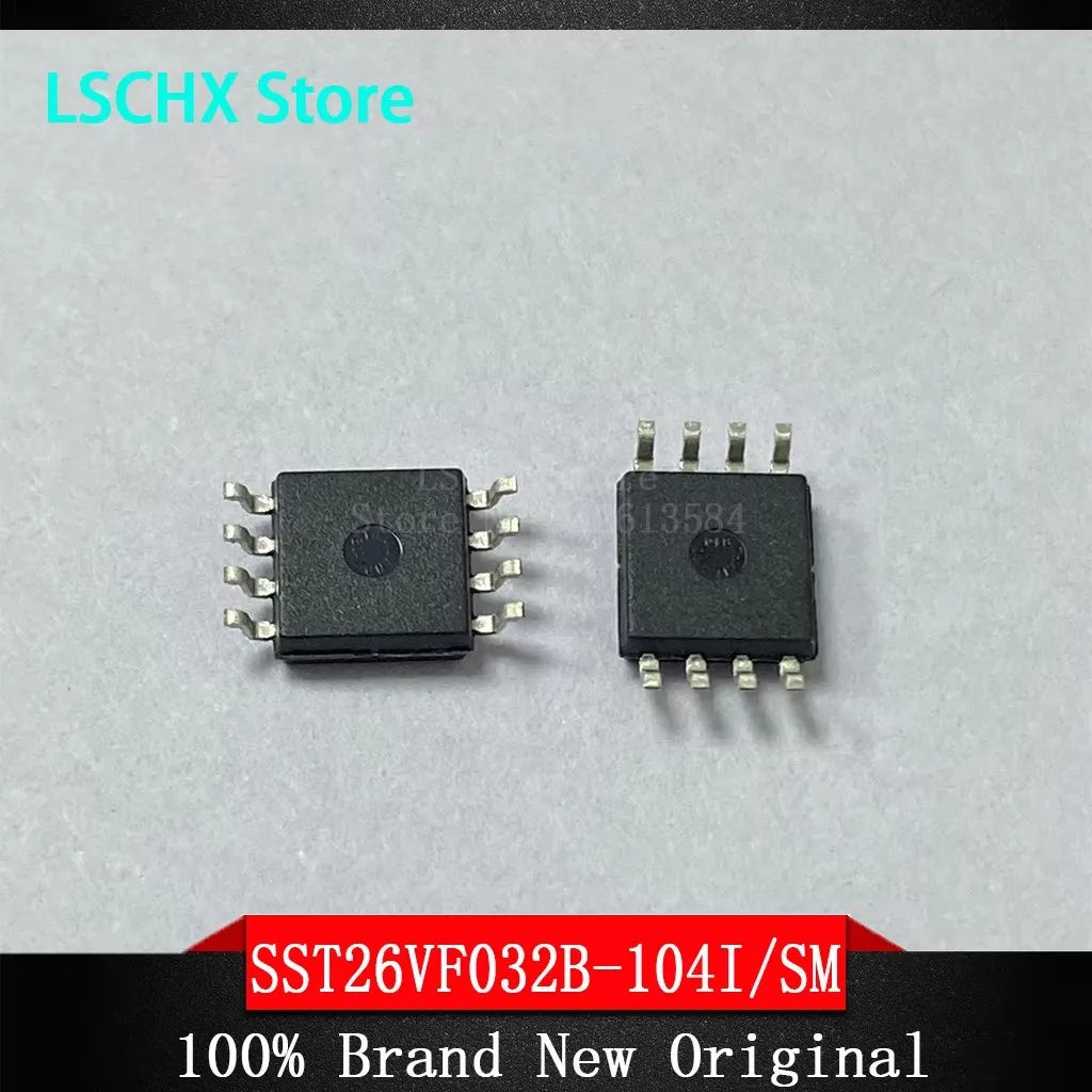 5pcs Mixed IC Chips – EEPROM, Microcontroller & Flash Memory Integrated Circuit Chips Axl