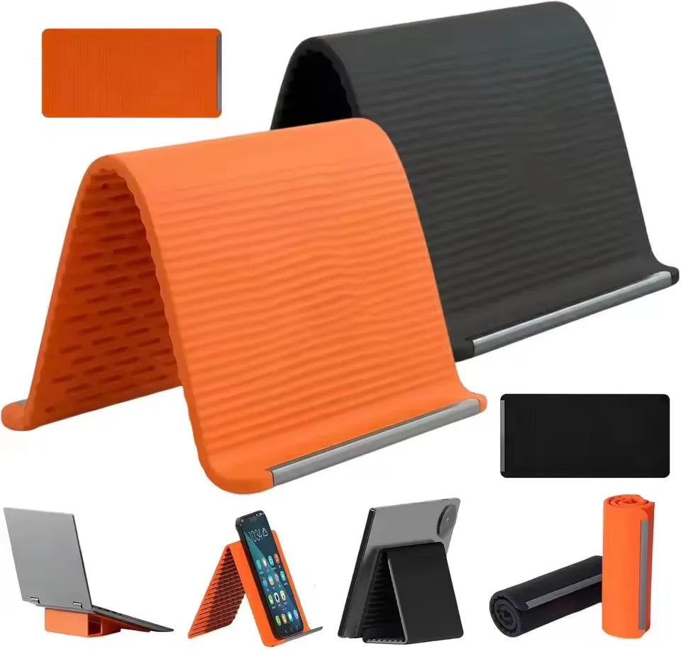 Flexible Foldable Silicone Phone & Tablet Stand | Multi-Angle Phone & Tablet Stand Axl