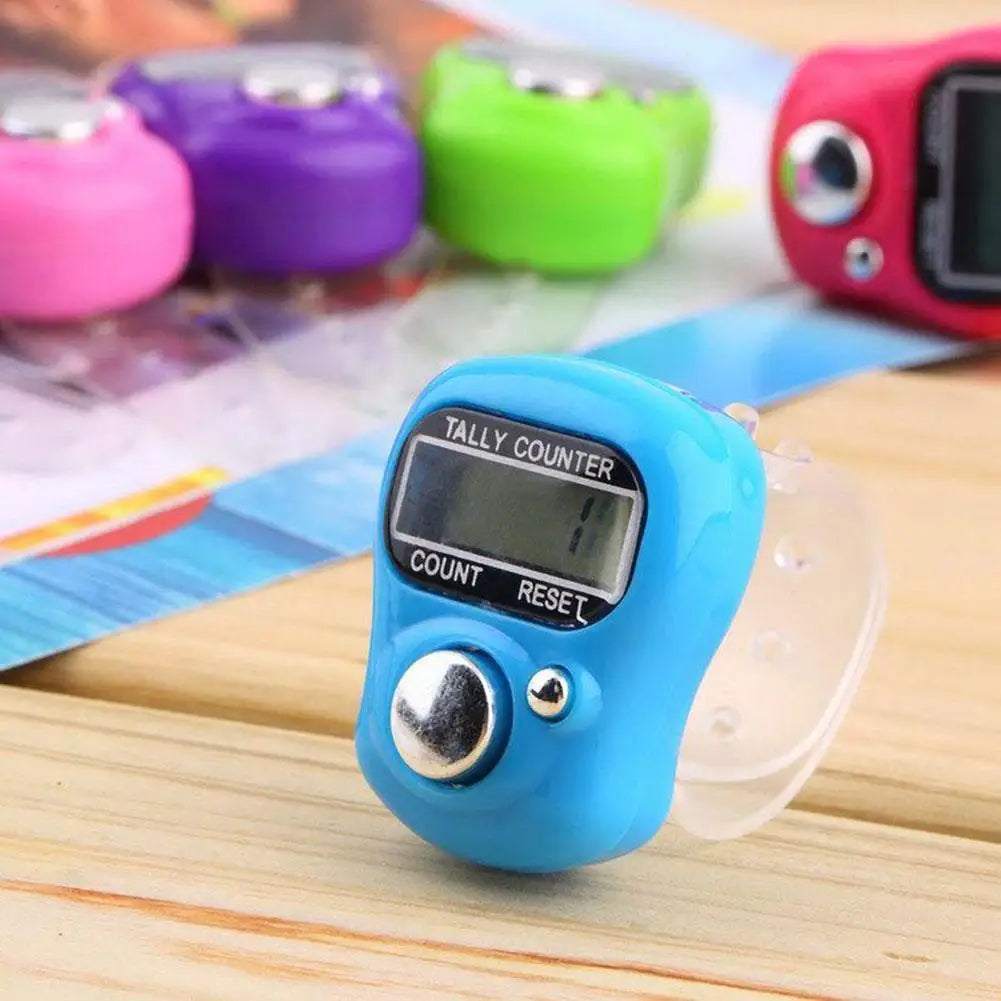 Mini Electronic Finger Tally Counter Ring – LCD Knitting Clicker Digital Tally Counter Axl