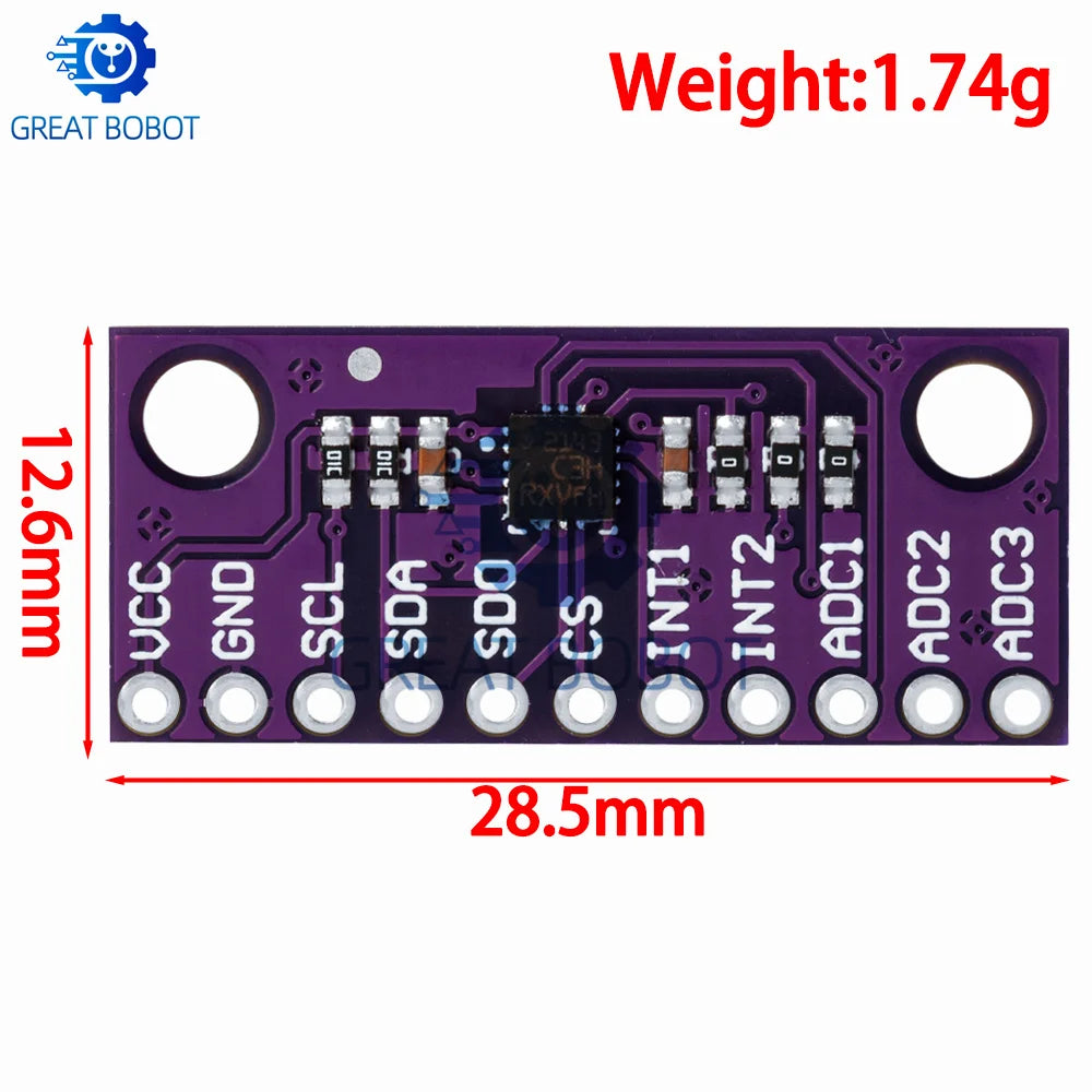 LIS3DSH 3-Axis Accelerometer Module for Arduino | Motion Sensor Accelerometer Module Axl