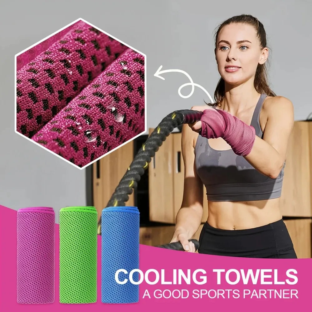 Cooling Sport Towel – Instant Ice Towel for Gym & Travel Cooling Sport Towel Axl