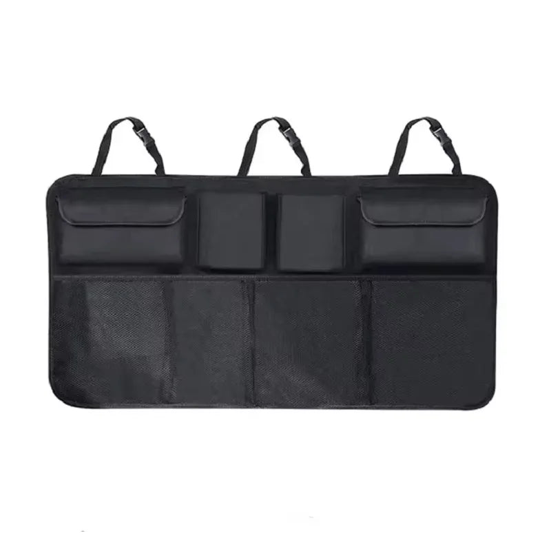 Car Backseat Organizer – Hanging Storage Bag Net for SUV & Van Car Seat Organizer Axl black 1