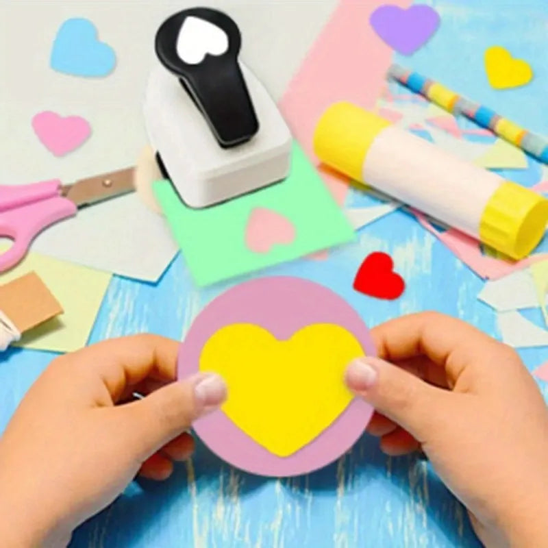 Heart Hole Punch 9/16/25mm – Scrapbooking Paper Craft Puncher Paper Craft Punch Axl