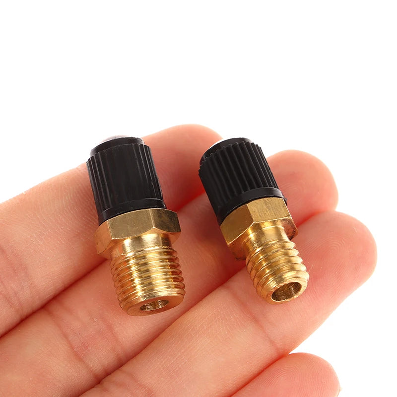 Hexagonal Brass Tank Fill Valve M8/M10 Threaded Valve Core Air Tank Valve Axl
