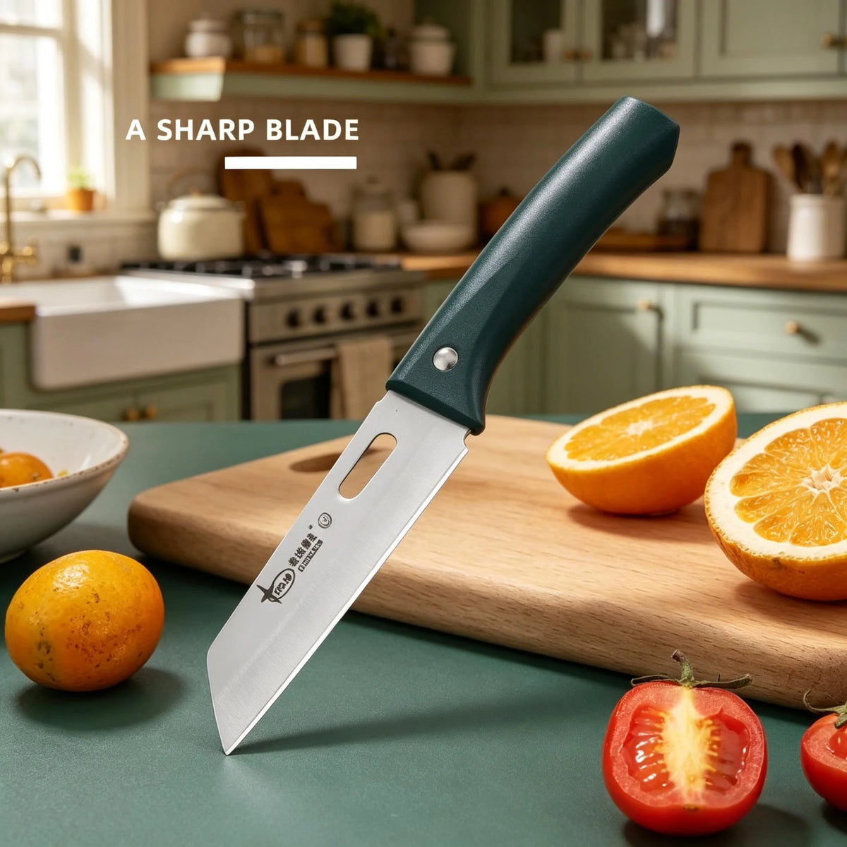 Stainless Steel Folding Fruit Knife – Portable Peeling Knife Folding Fruit Knife Axl
