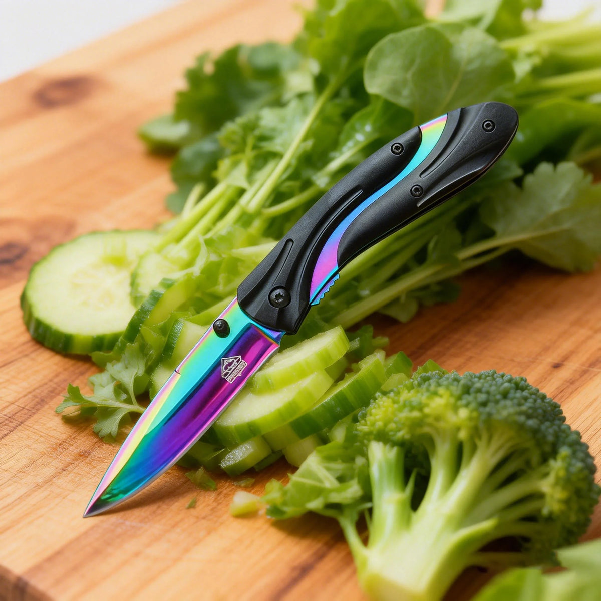 S30V Titanium Folding Pocket Knife – Sharp Stainless Steel Blade Folding Pocket Knife Axl