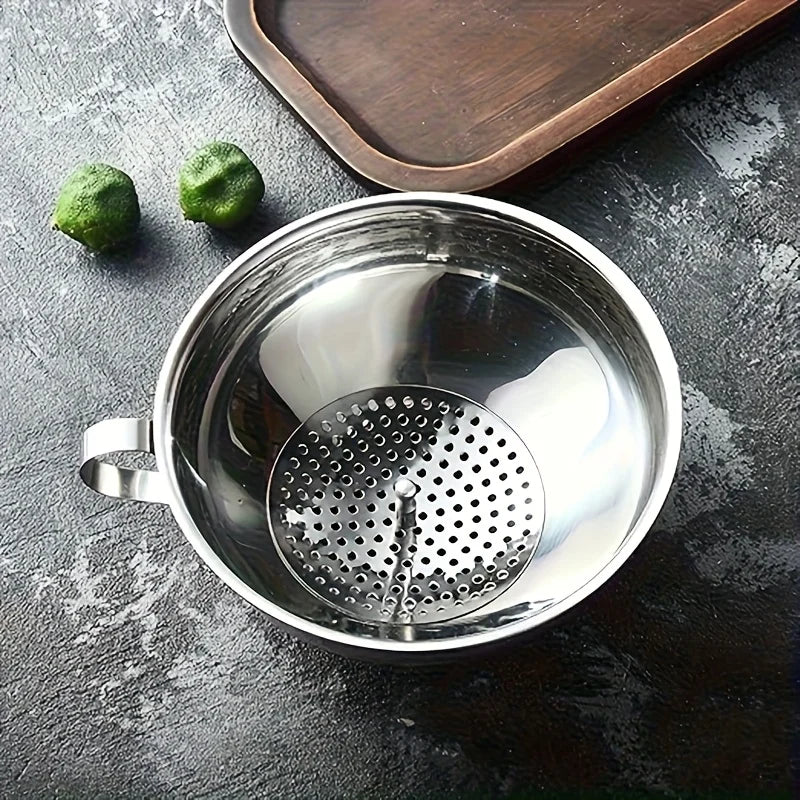 3-Pc Stainless Steel Canning Funnels Set with Strainer Canning Funnel Set Axl
