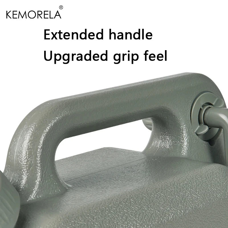 KEMORELA 12L Food-Grade PE Camping Water Storage Bucket Camping Water Bucket Axl