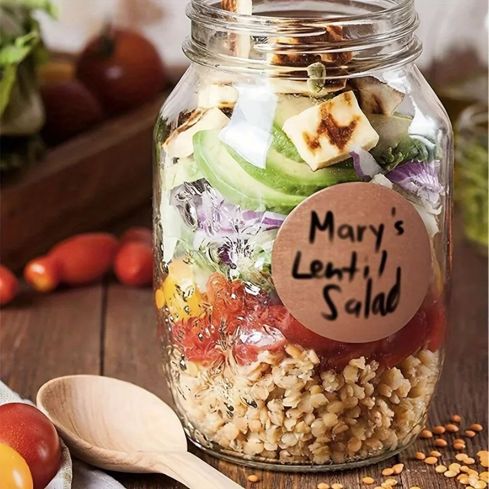 Round Write-On Labels for Jars, Gifts & Organization Write-On Labels Axl