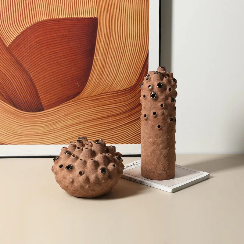 Modern Ceramic Coral Figurine – Creative Home Décor Ornament Ceramic Figurine Axl