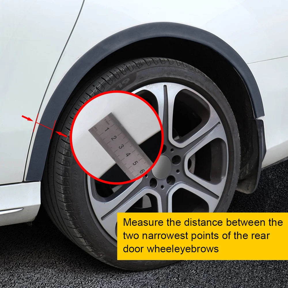 PVC Car Wheel Arch Fender Guard Strip 1.5M Anti-Scratch Car Fender Guard Strip Axl