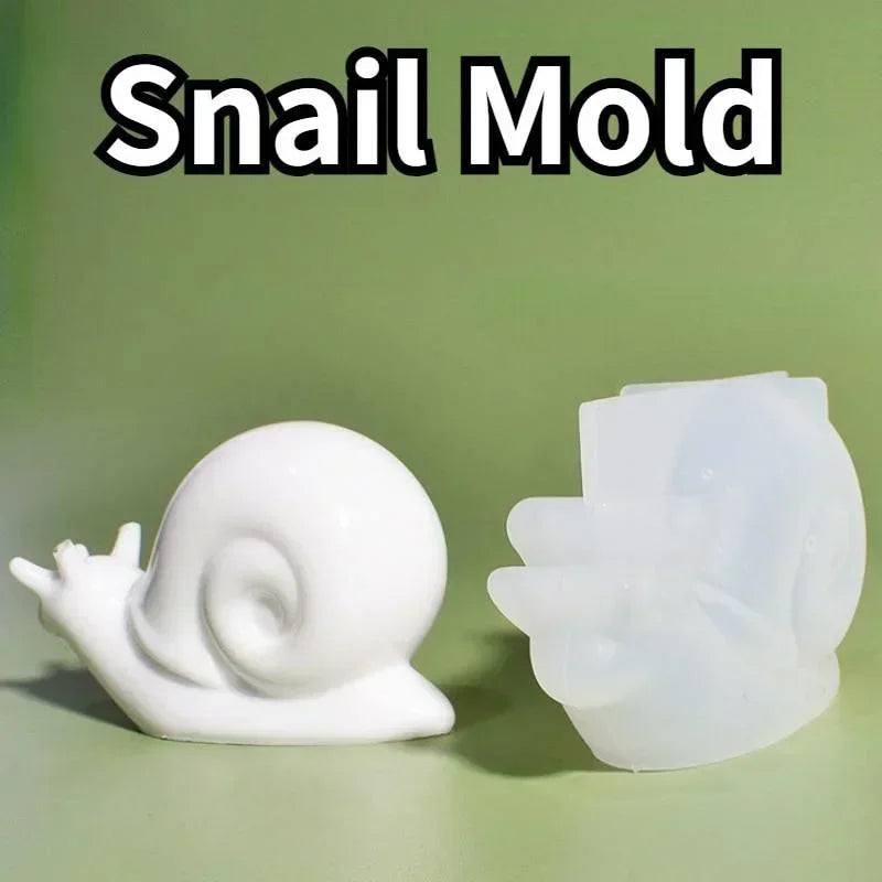 Snail Silicone Casting Mold – Epoxy Resin & Plaster DIY Mold Silicone Casting Mold Axl