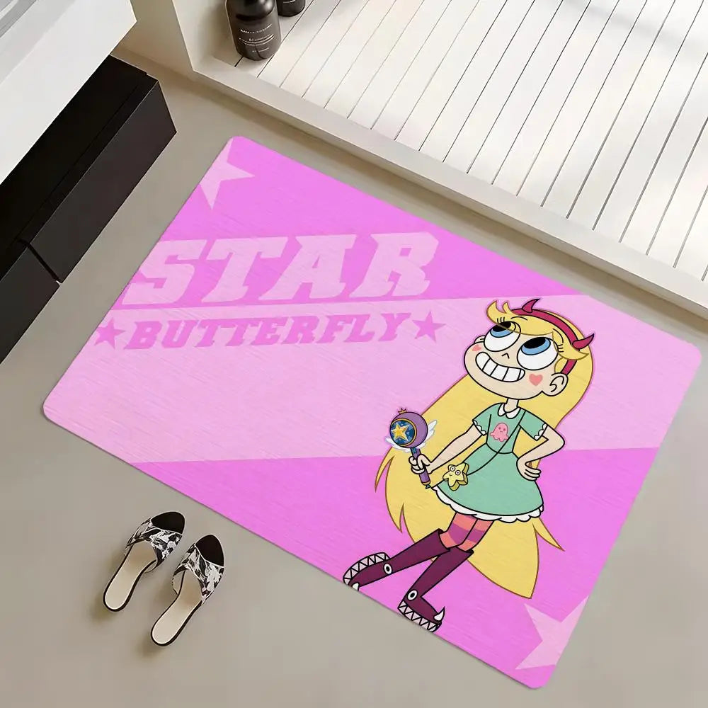 Diatomite Bath Mat – Quick-Dry, Anti-Slip Cartoon Star Design Diatomite Bath Mat Axl