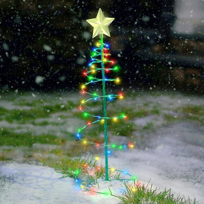 Solar LED Christmas Tree Light – Outdoor Waterproof Garden Decor Solar Christmas Light Axl Other Multicolor