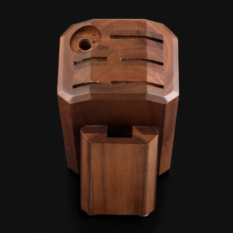 XINZUO 8-Slot Acacia Wood Knife Block – Kitchen Knife Holder Knife Block Axl